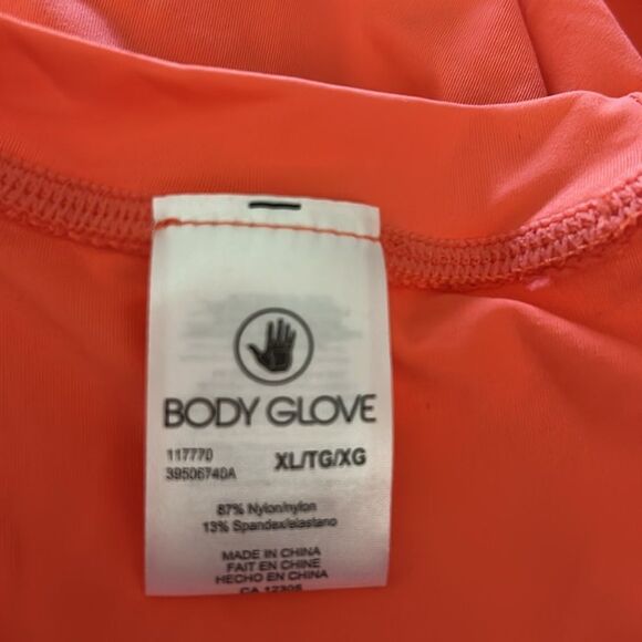 Body Glove Smoothies In Motion Solid Short Sleeve Rashguard, Sunset, XL, NWT - Picture 7 of 7